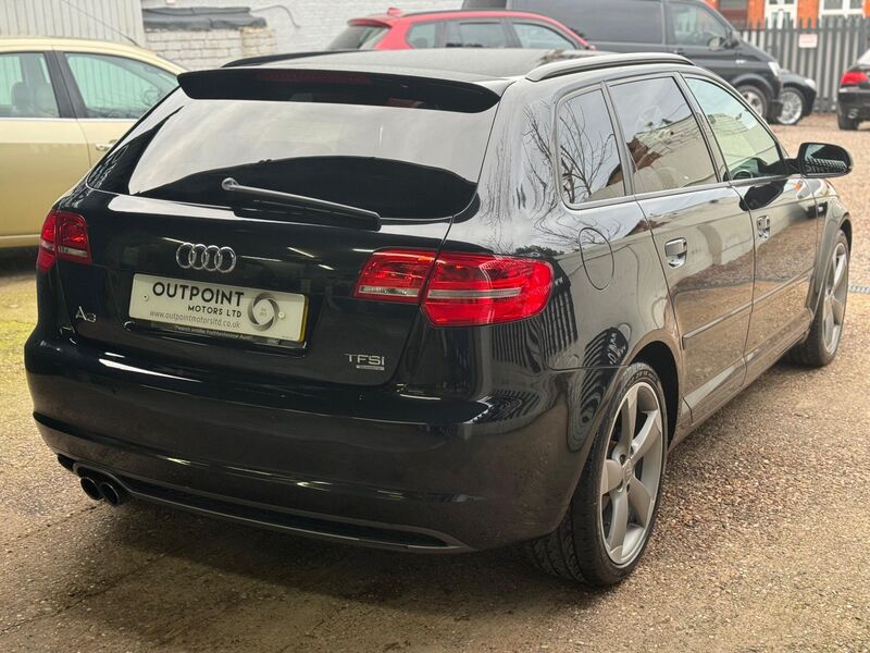 AUDI A3 2.0 TFSI Black Edition Sportback S Tronic quattro Euro 5 5dr 2013